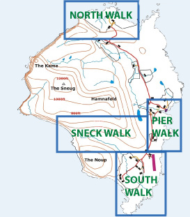 self guided walk routes
